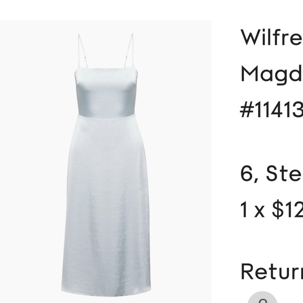 NWT Aritzia Wilfred free dress.